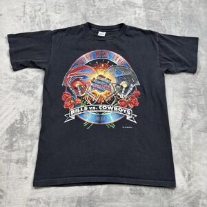 Vintage 1993 Superbowl XXVII Dallas Cowboys Buffalo Bills 100% Cotton Tee Large